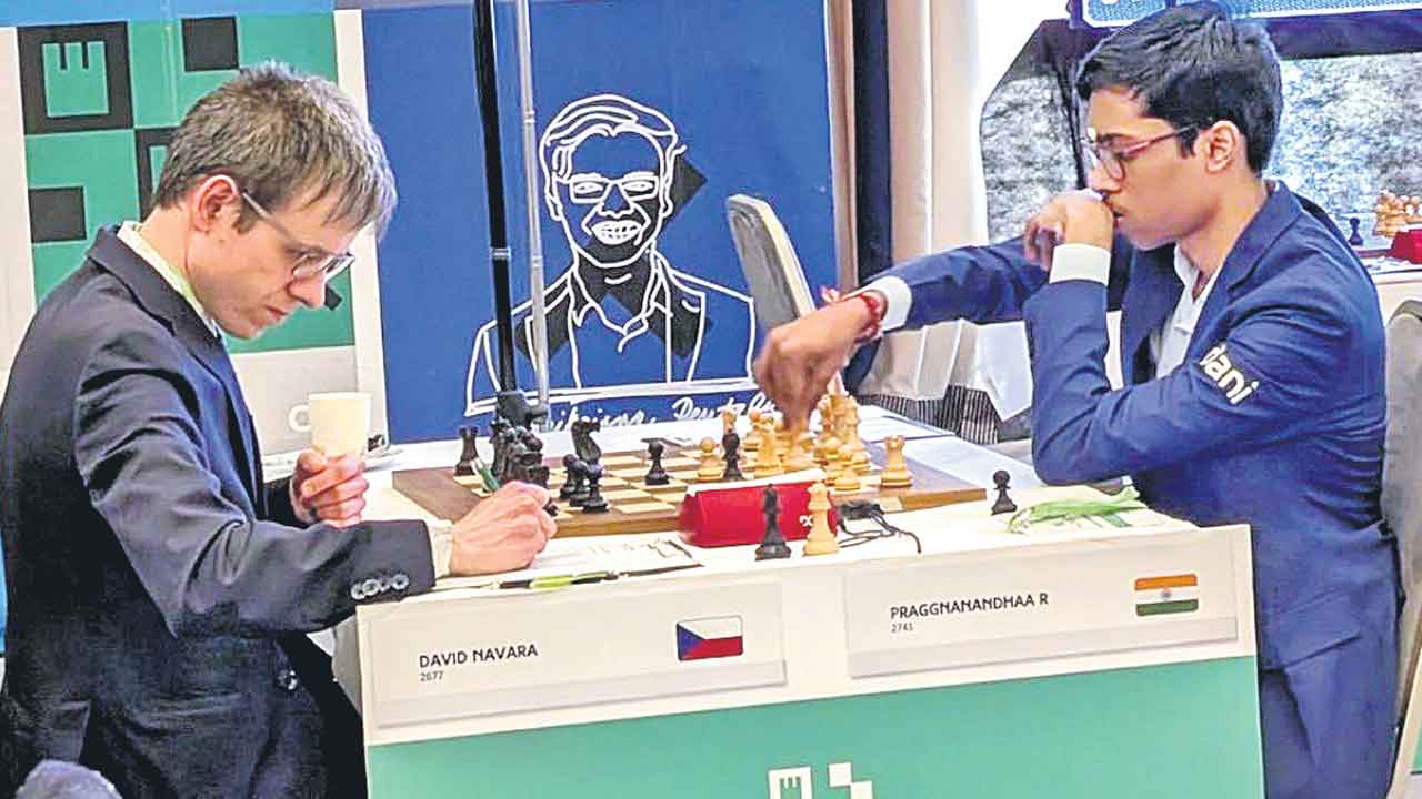 ప్రజ్ఞానంద తొలి గేమ్‌ డ్రా