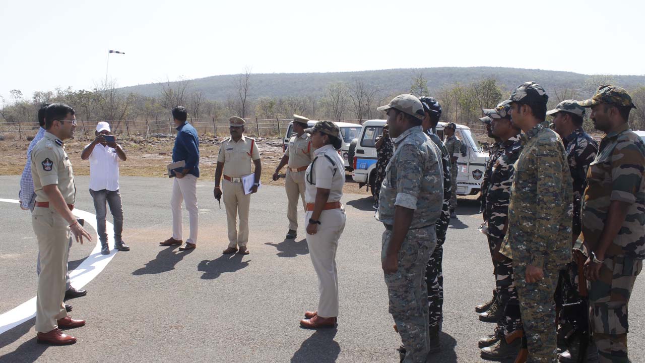 Srisailam | శ్రీశైలంలో గవర్నర్‌ పర్యటన ఏర్పాట్లను పరిశీలించిన ఎస్పీ విక్రాంత్‌ పాటిల్‌