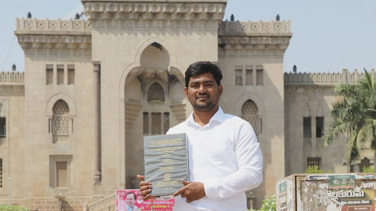 OU Doctorate | భూకంపాల‌ను ముందుగానే గుర్తించడంపై అధ్యయనం.. జ‌గిత్యాల యువ‌కుడికి ఓయూ డాక్టరేట్