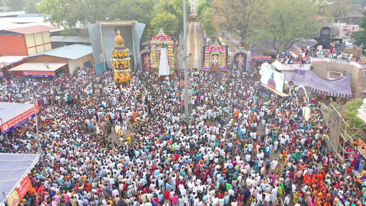 Srisaila Temple | వైభవంగా శ్రీశైల మల్లన్న రథోత్సవం.. పులకించిన భక్తజనం..