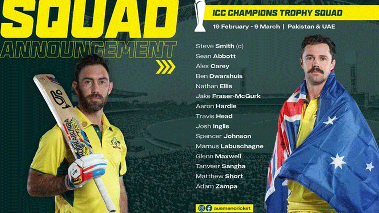 Australia: సూప‌ర్‌స్టార్లు దూరం.. చాంపియ‌న్స్ ట్రోఫీకి ఆస్ట్రేలియా జ‌ట్టులో భారీ మార్పులు