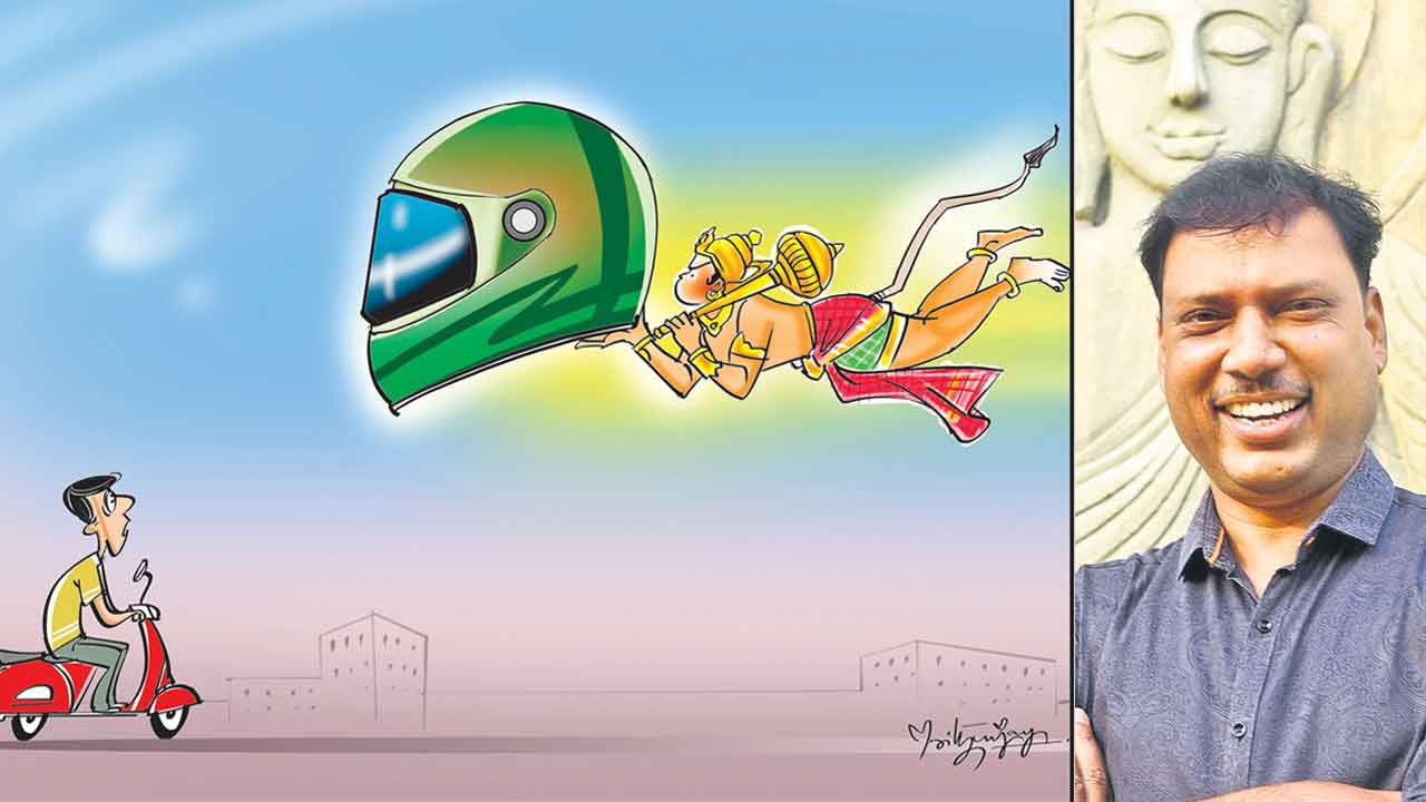 ‘నమస్తే’ కార్టూనిస్ట్‌ మృత్యంజయ్‌కి జాతీయ గుర్తింపు