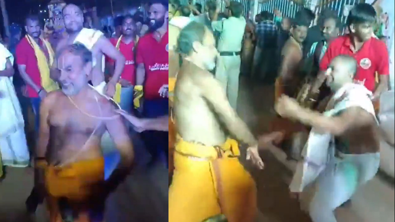 Vasudeva Perumal | వాసు దేవుని ఊరేగింపు.. బ్రేక్ డ్యాన్స్‌ల‌తో అద‌ర‌గొట్టిన అర్చ‌కులు.. Video