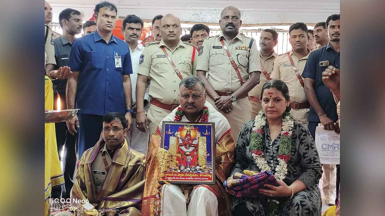 DGP Jitender | కొండగట్టు అంజన్నను దర్శించుకున్న రాష్ట్ర డీజీపీ జితేందర్