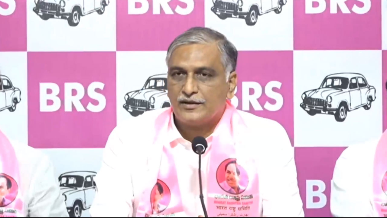 Harish Rao | కాంగ్రెస్ ప్ర‌భుత్వం మొద్దు నిద్ర వీడి.. ఏపీ జ‌ల‌దోపిడీని అడ్డుకోవాలి : హ‌రీశ్‌రావు