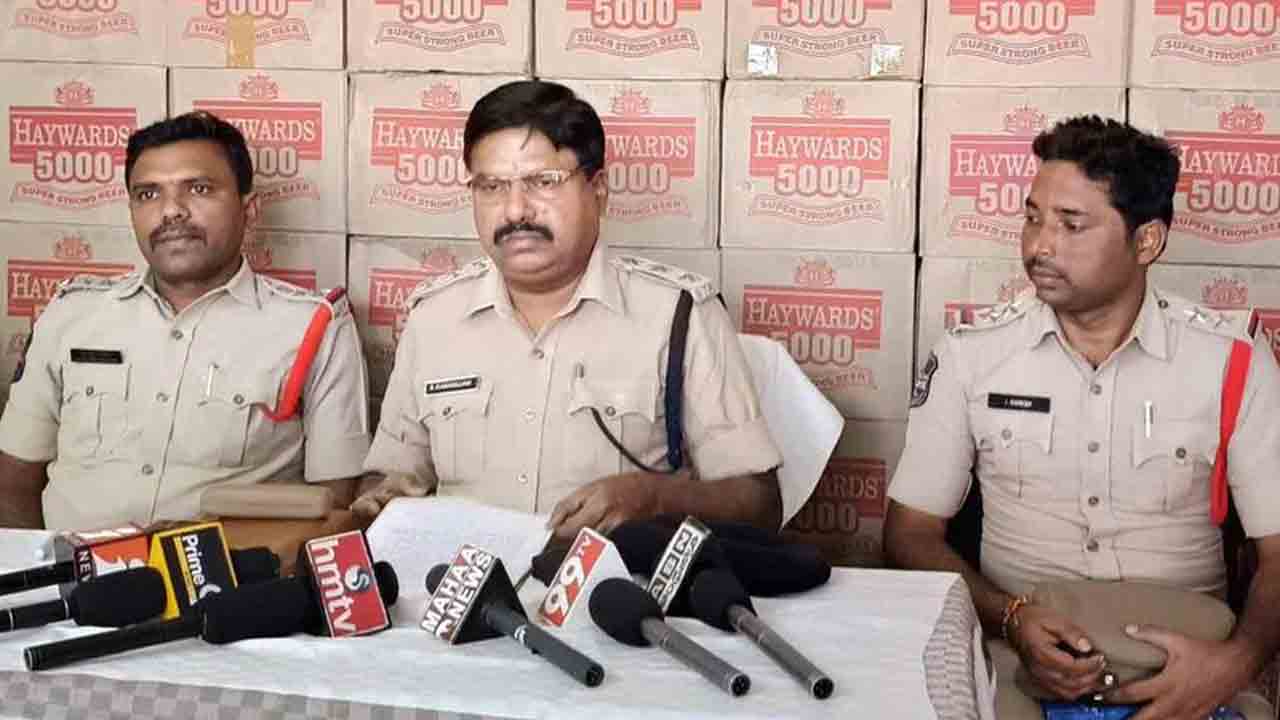 21 లక్షల విలువైన మద్యం పట్టివేత