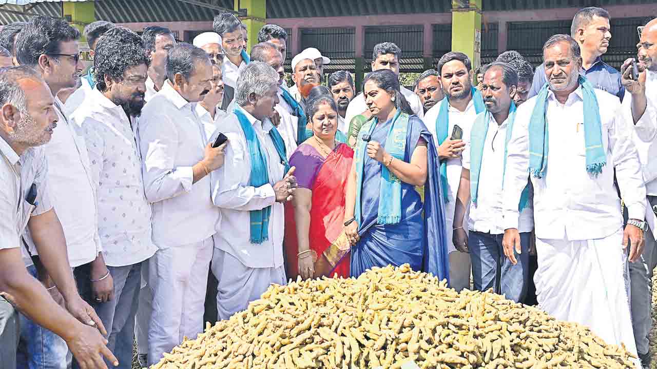 పసుపు రైతుకు ‘మద్దతు’గా బీఆర్‌స్‌ పోరాటం