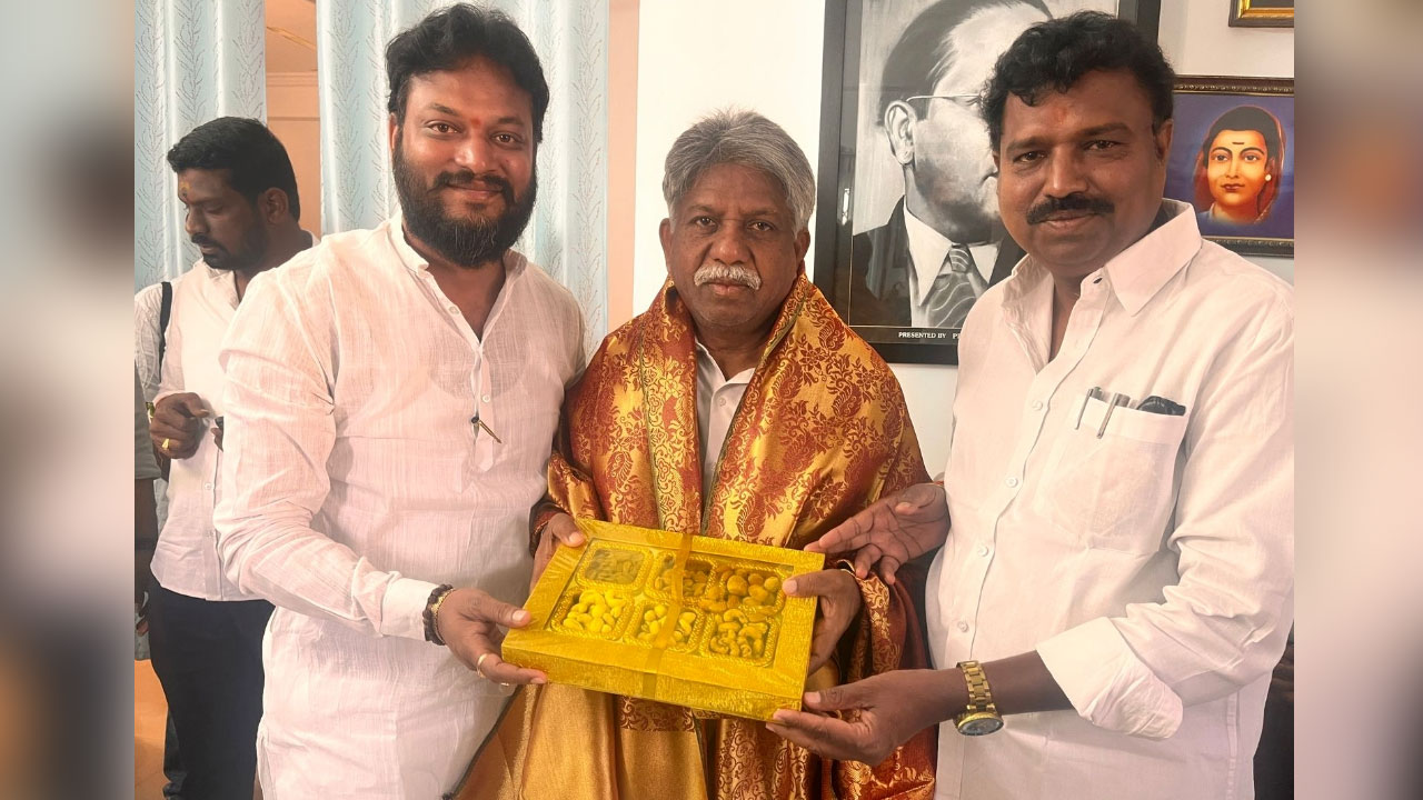 Mandakrishna | మందకృష్ణ మాదిగ‌ను క‌లిసిన క‌ళ్లెం శ్రీనివాస్ రెడ్డి