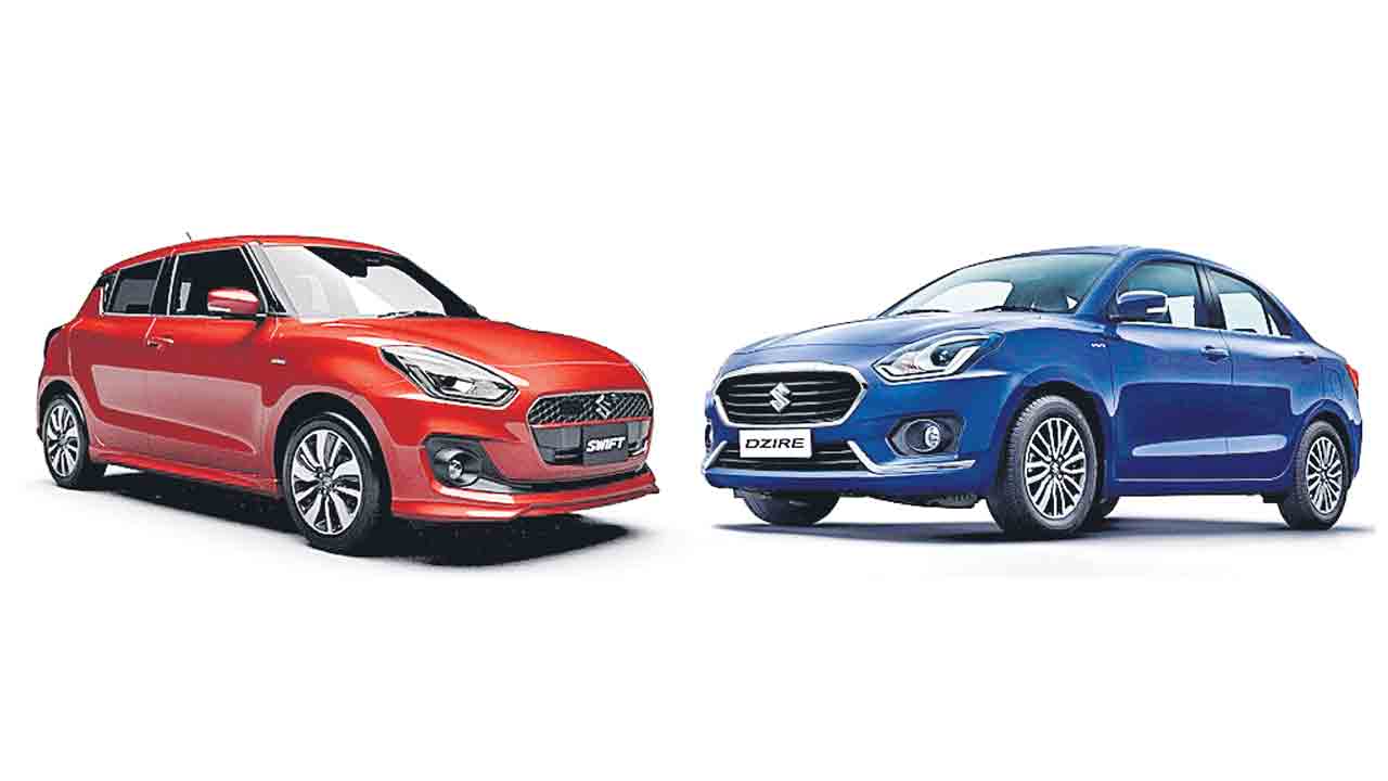 స్విఫ్ట్‌, డిజైర్‌ కార్లు ప్రియం రూ.10 వేల వరకు పెంచిన సంస్థ