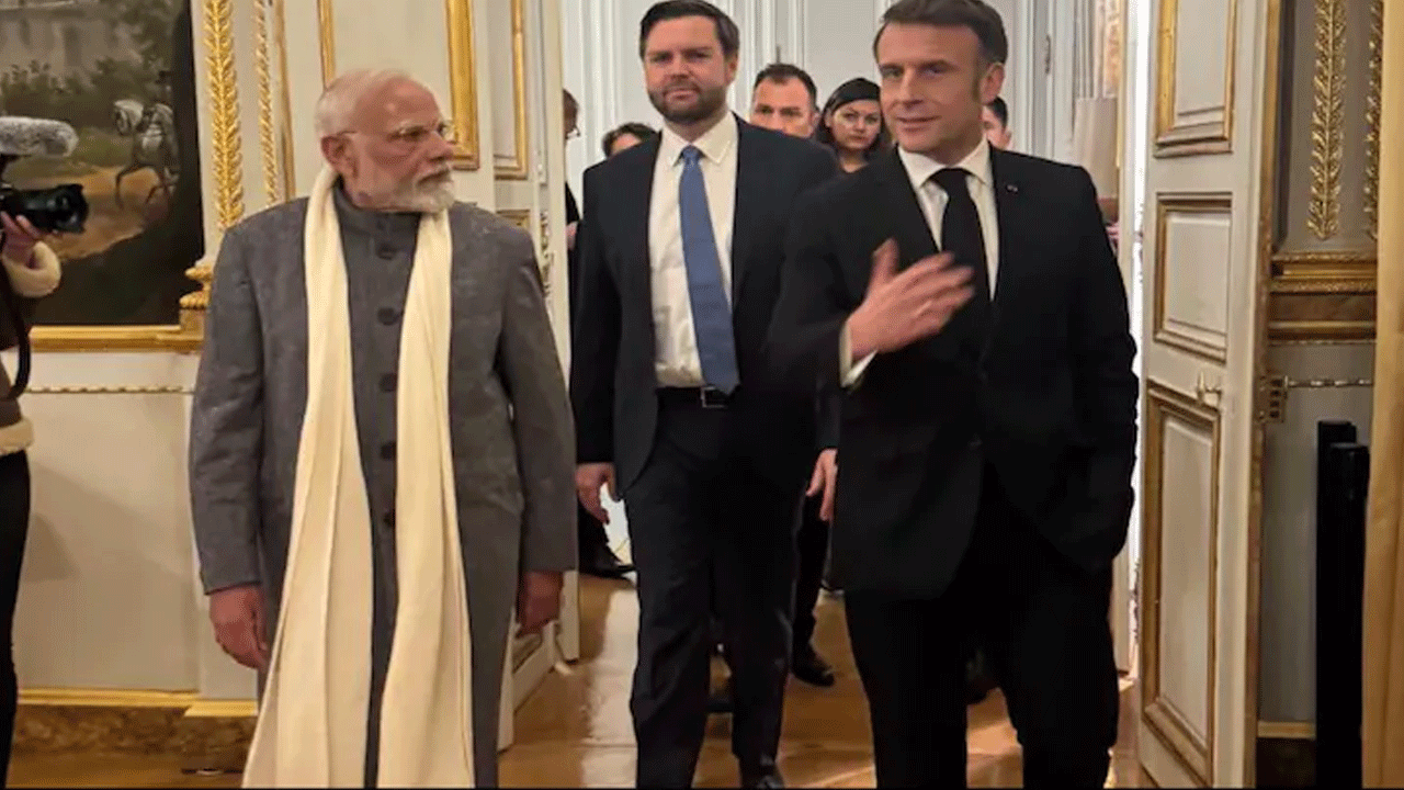 PM Modi: పారిస్‌లో ప్ర‌ధాని మోదీకి ఘ‌న స్వాగ‌తం.. డిన్న‌ర్ ఇచ్చిన ఫ్రాన్స్ అధ్య‌క్షుడు