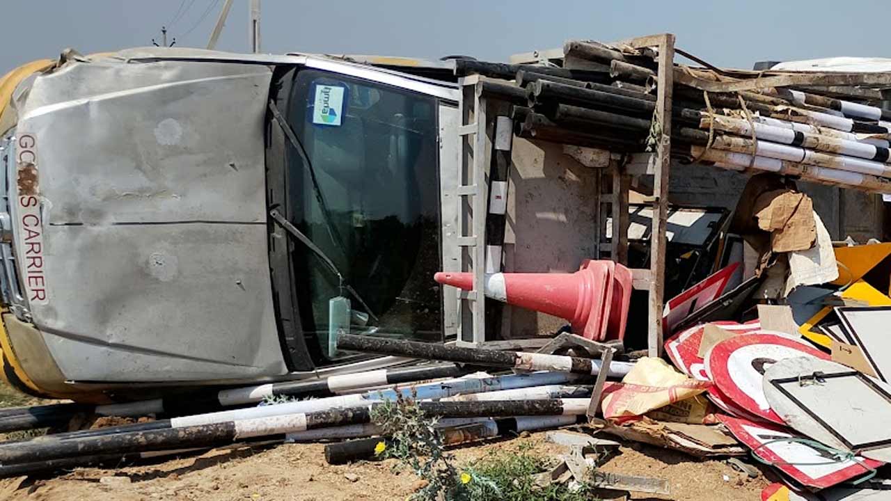 Accident | టాటా పికప్‌ ట్రక్‌ బోల్తా పడి ఒకరు మృతి.. 8 మంది కూలీలకు గాయాలు