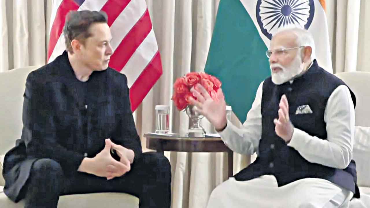 PM Modi | మస్క్‌తో మోదీ భేటీ.. స్టార్‌లింక్‌ పెండింగ్‌ లైసెన్స్‌ గురించి ప్రస్తావన?
