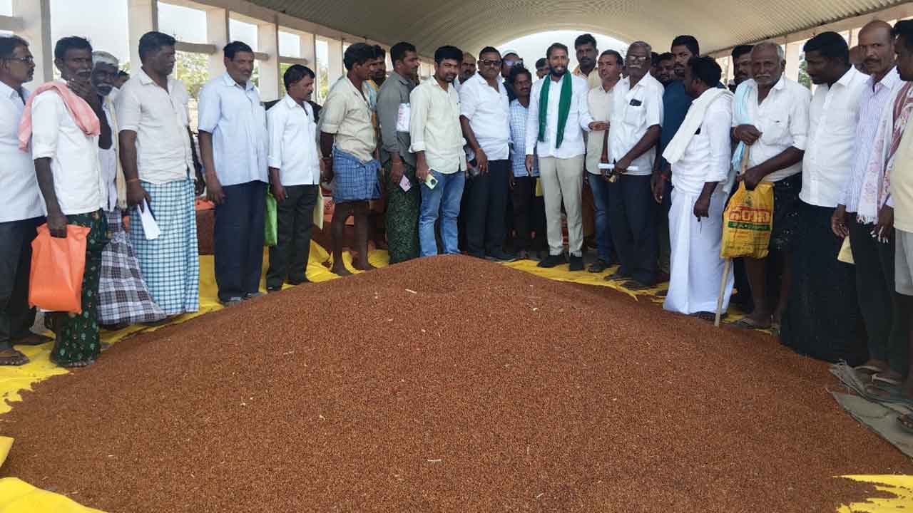 Jogulamba Gadwala | కందులు కొనుగోలు చేయాలని రైతుల ఆందోళన