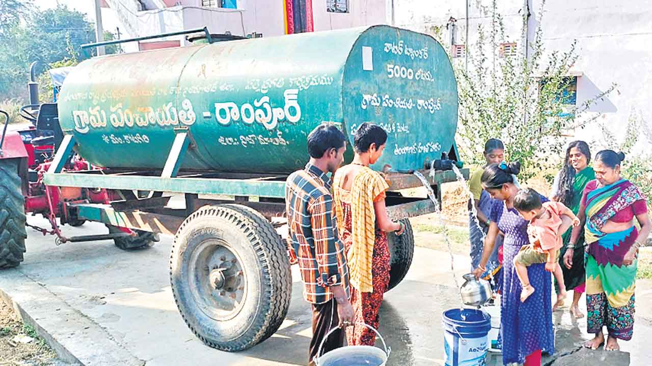 డబుల్‌ కాలనీలో నీటి కష్టాలు