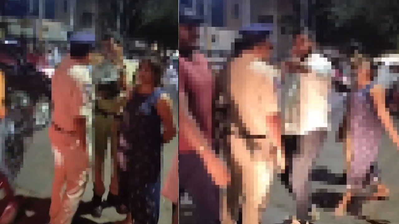 Hyderabad | మ‌ద్యం మ‌త్తులో న‌డిరోడ్డుపై సినీ ఆర్టిస్ట్ వీరంగం.. వీడియో