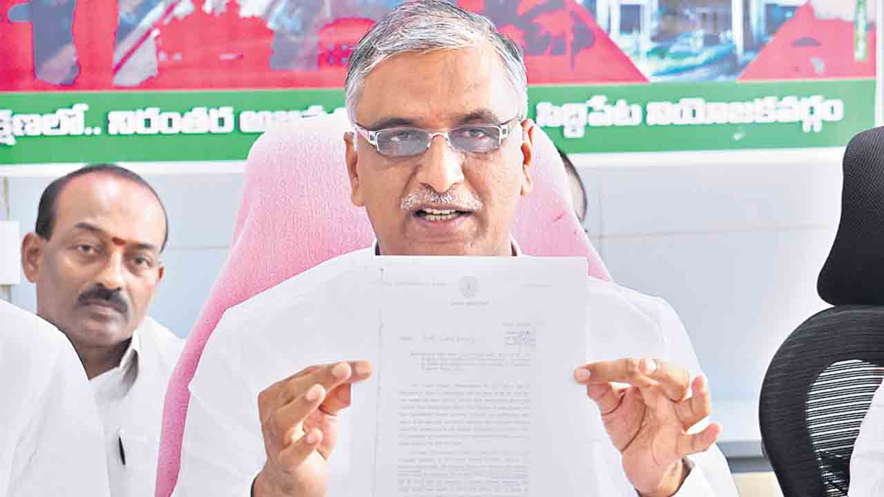 Harish Rao | తెలంగాణకు అన్యాయమే బాబు చెప్పే సమన్యాయం.. రెండు కండ్ల సిద్ధాంతం మర్మమిదే: హరీశ్‌రావు