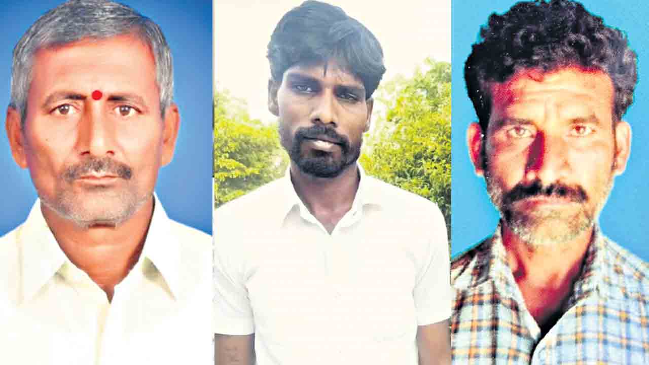 ముగ్గురు రైతుల బలవన్మరణం