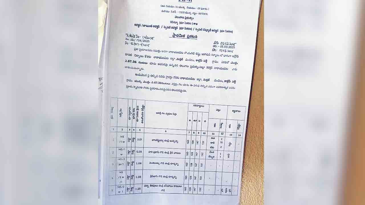 అధికారులకు చుక్కెదురు