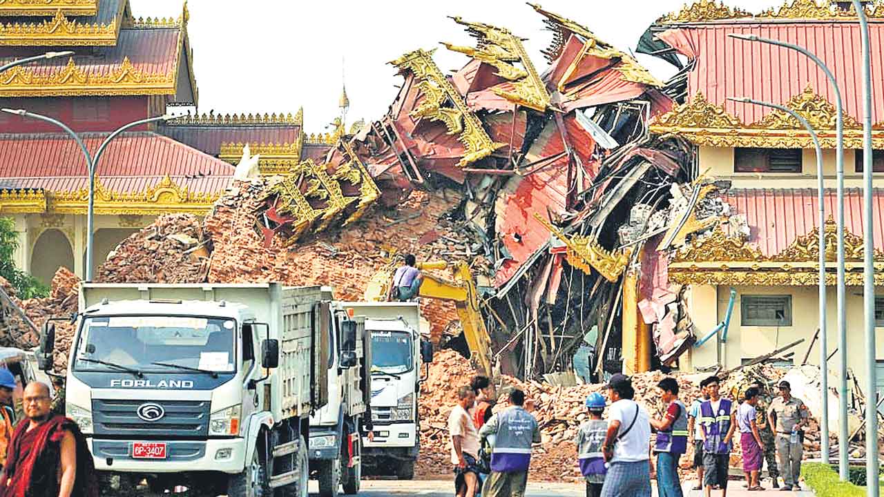 Myanmar Earthquake | భూకంప మృతులు 1600 పైనే.. మరణాల సంఖ్య పది వేలు ఉండొచ్చని అంచనా!