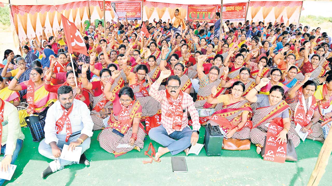 అంగన్‌వాడీల పోరుబాట