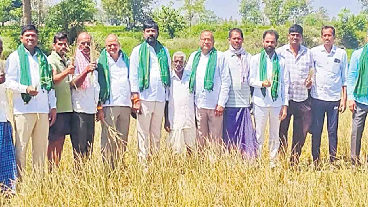 ప్రభుత్వం నిర్లక్ష్యంతోనే పంటలు ఎండుతున్నయ్‌