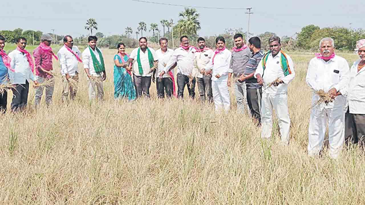 కాంగ్రెస్‌ తెచ్చిన కరువు