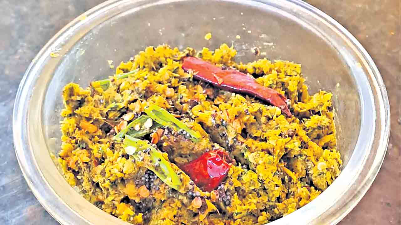 కాలిఫ్లవర్ కాడల పచ్చడి