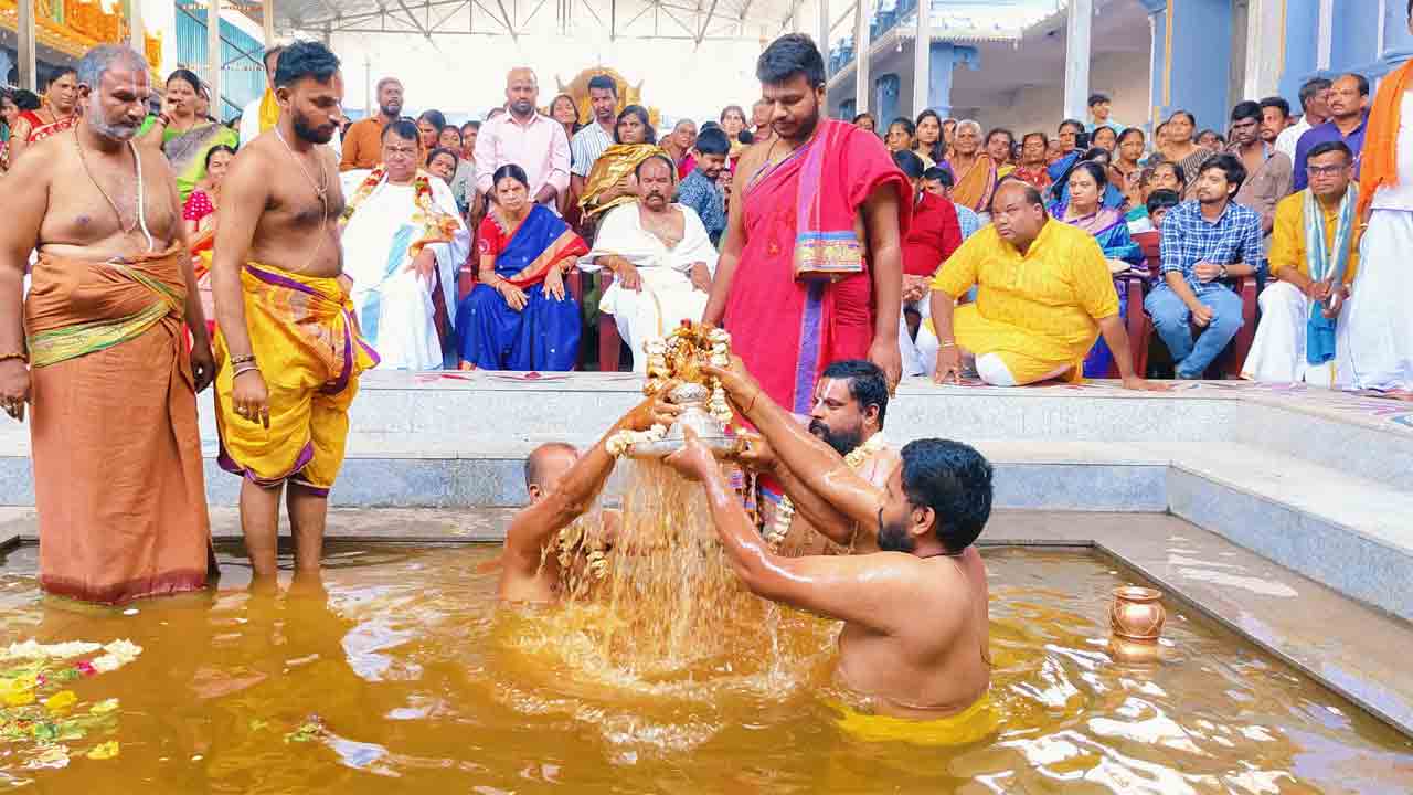 Brahmotsavams | తెలంగాణ తిరుమల దేవస్థానంలో ముగిసిన శ్రీవారి బ్రహ్మోత్సవాలు