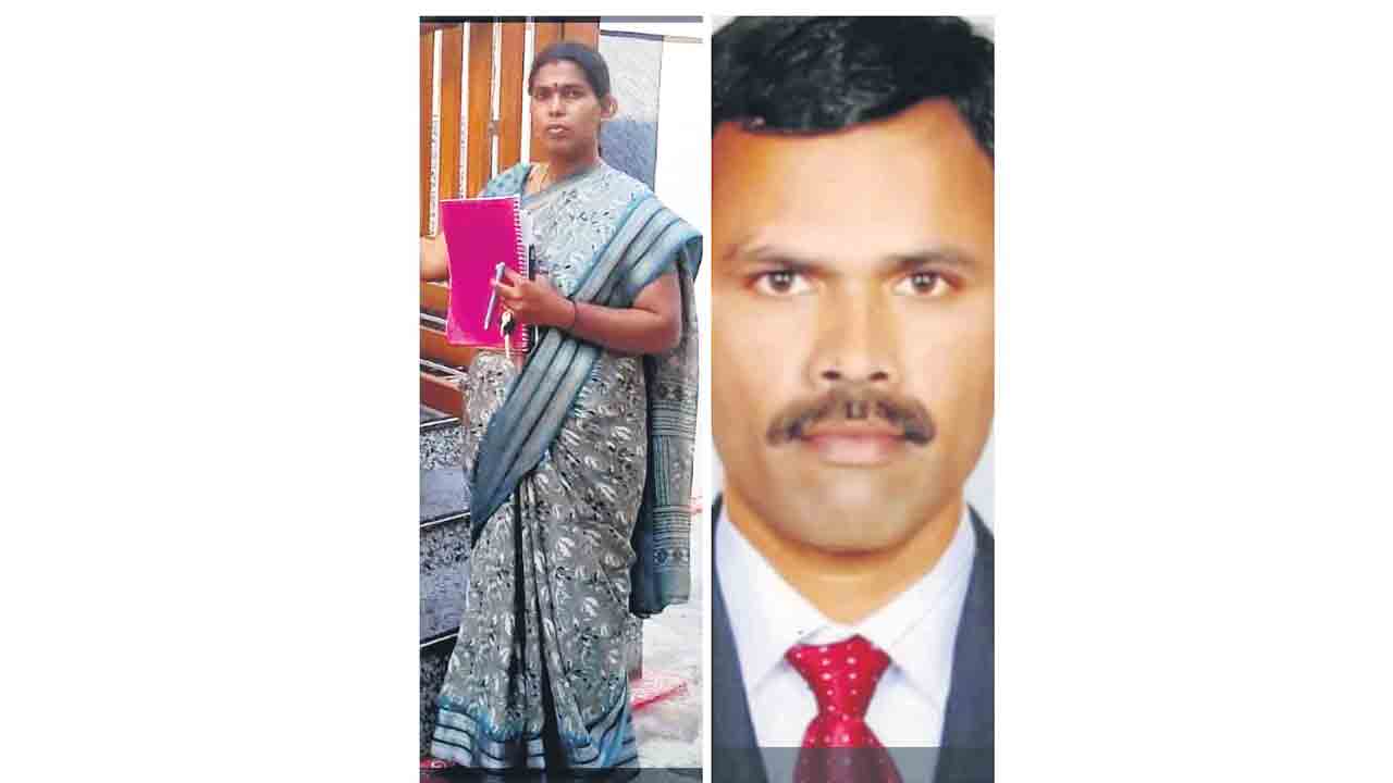 లారీ దూసుకొచ్చి.. కానిస్టేబుల్‌ దంపతులు