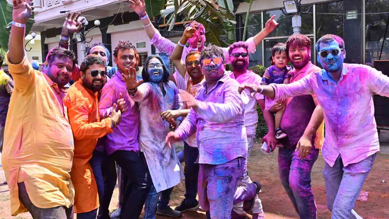 Nizamabad Holi Celebrations