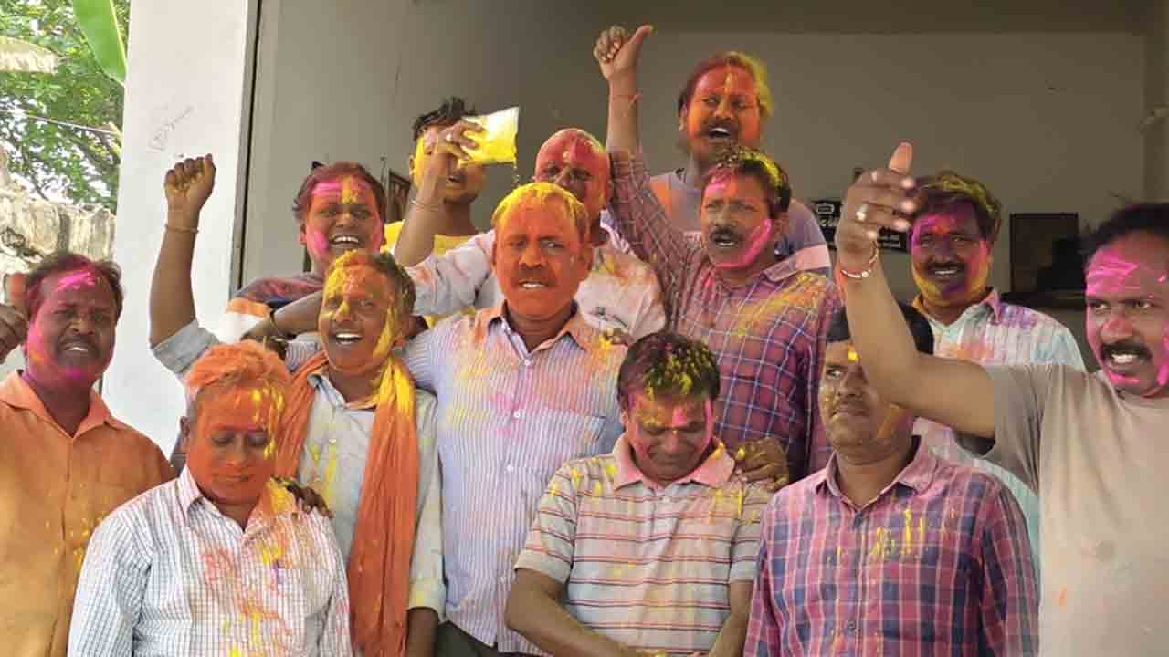Holi At Rudrur