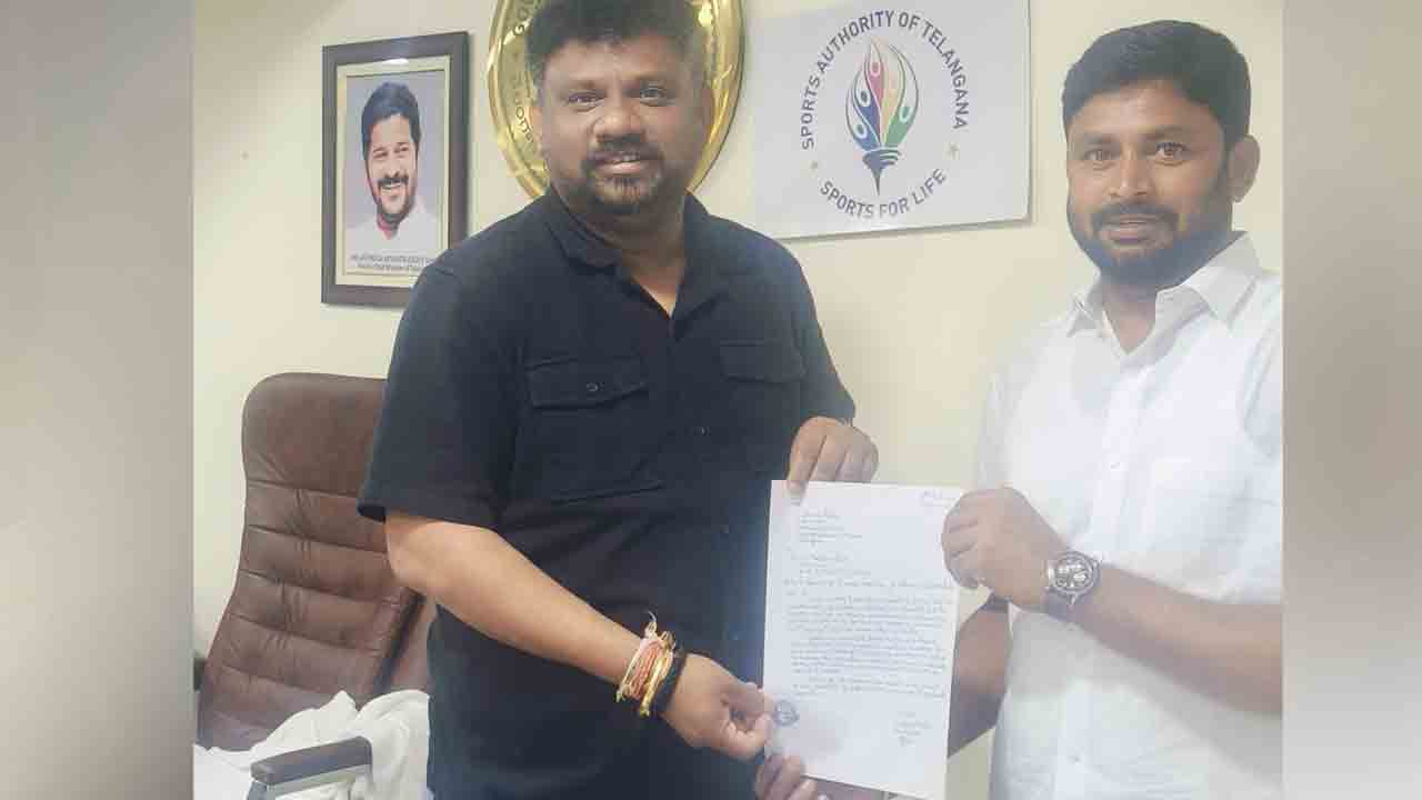 Indore Stadium | ఇండోర్ స్టేడియం ఏర్పాటుపై రాష్ట్ర క్రీడా సాధికార సంస్థ చైర్మన్‌కు వినతి