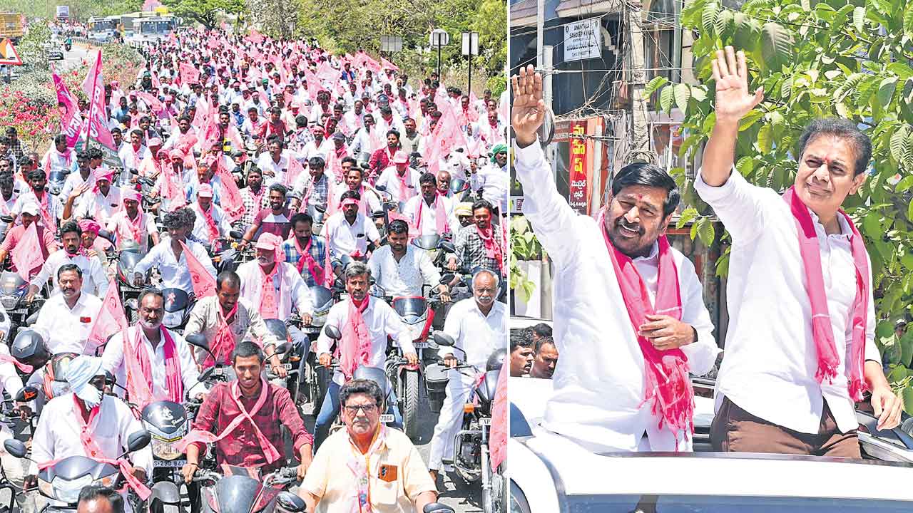 KTR | గుండె ధైర్యం.. గులాబీ జెండానే.. కౌరవ కాంగ్రెస్‌తో పాండవుల్లా కొట్లాడుదాం: కేటీఆర్‌