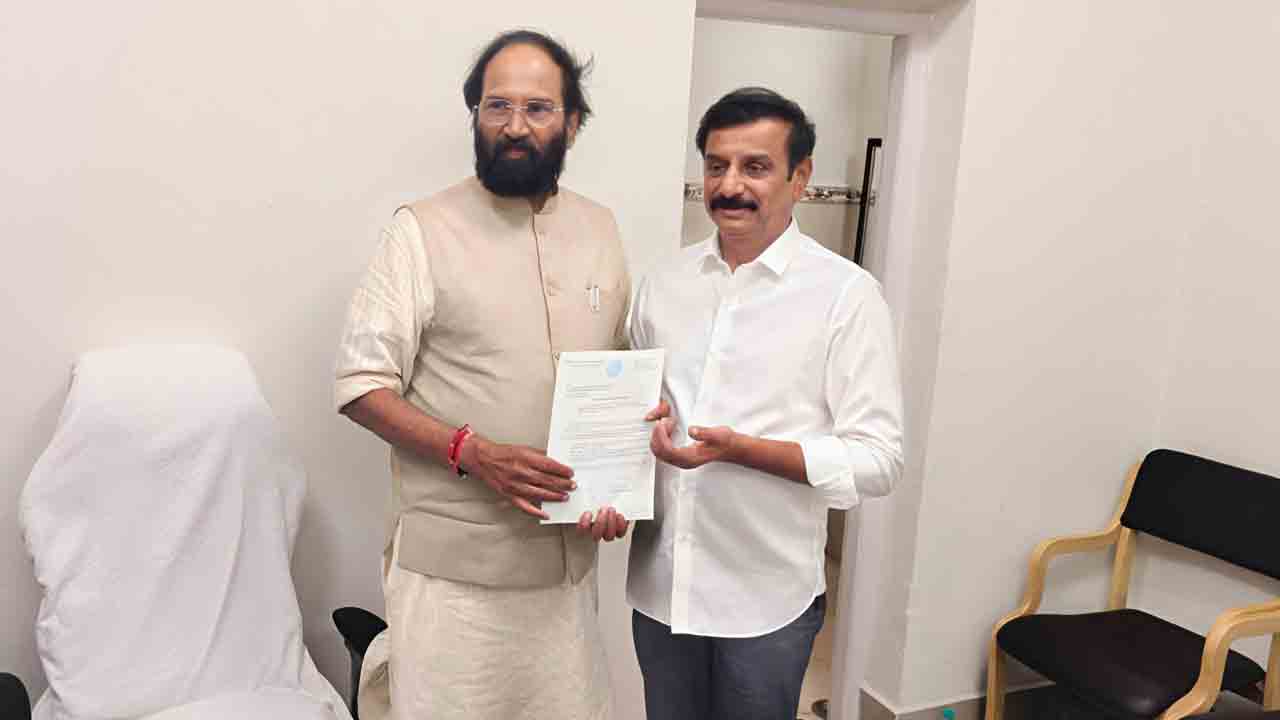 MLA Kotha Prabhakar Reddy | పంటలు ఎండిపోతున్నాయి.. సాగు నీరివ్వండి.. మంత్రి ఉత్తమ్‌ కుమార్‌రెడ్డికి ఎమ్మెల్యే కొత్త ప్రభాకర్‌రెడ్డి విజ్ఞప్తి