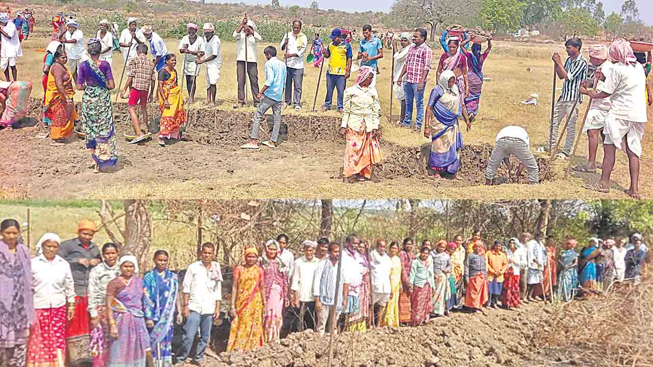 NREGA | మండుటెండల్లో ఉపాధి పనులు.. అసౌకర్యాల నడుమ అవస్థలు పడుతున్న కూలీలు