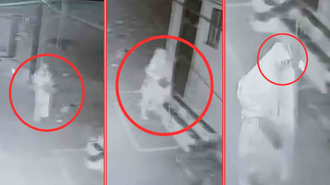 Watch: అర్ధరాత్రి వేళ మిస్టరీ మహిళ సంచారం.. డోర్‌బెల్స్‌ మోగిస్తుండటంతో జనంలో భయం