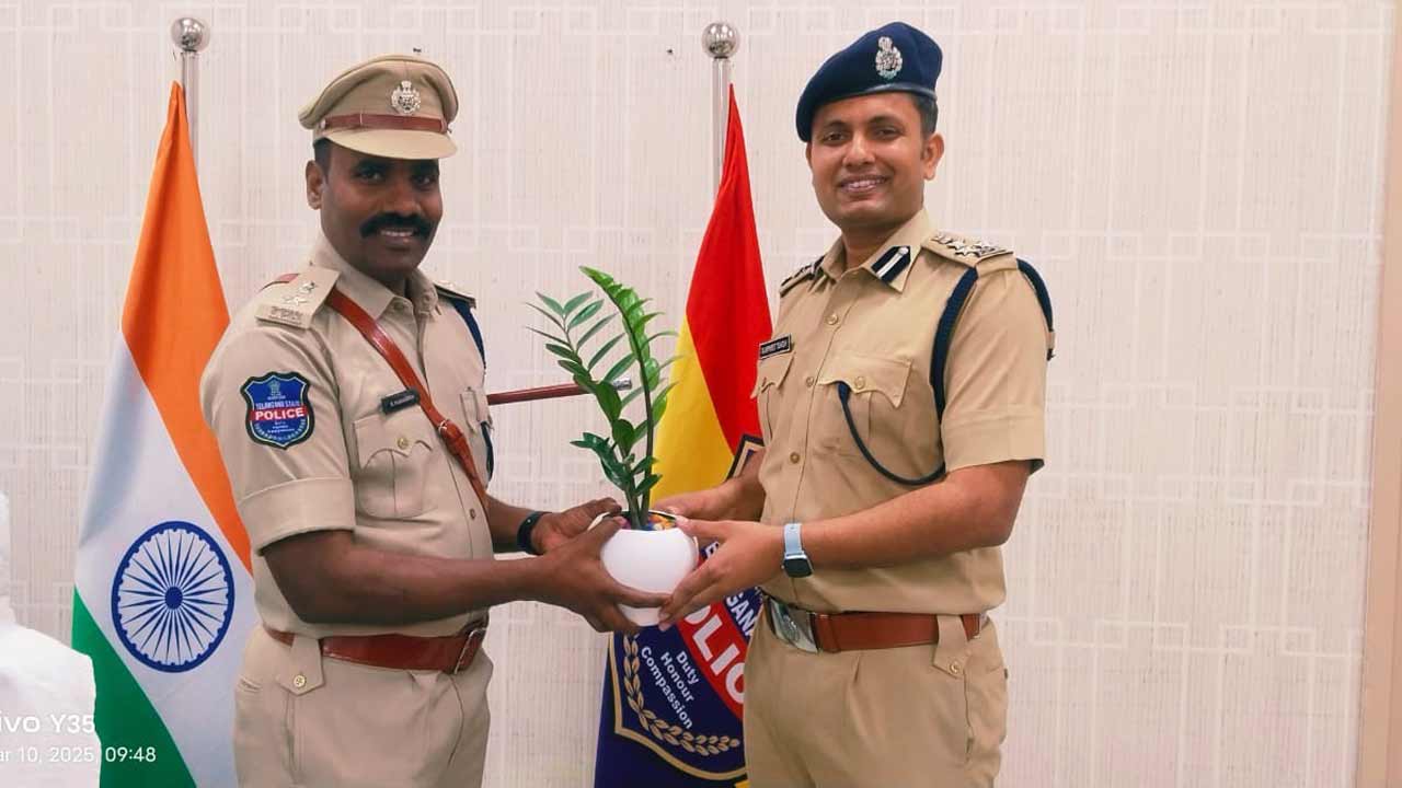 సూర్యాపేట ఎస్పీగా నరసింహ బాధ్యతల స్వీకరణ