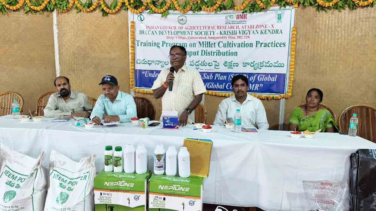 Organic Farming | ప్రకృతి, సేంద్రియ వ్యవసాయంతోనే పంటల దిగుబడిని సాధించవచ్చు : వ్యవసాయాధికారి శివ ప్రసాద్‌