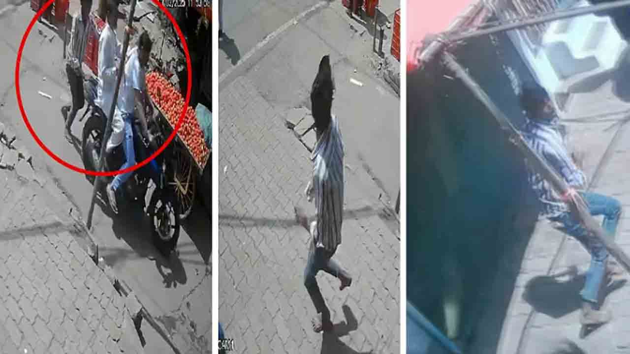 Watch: బైక్‌పై వెళ్తున్న వ్యక్తి జేబు నుంచి.. రూ.50 వేలు చోరీ చేసిన దొంగ, వీడియో వైరల్‌