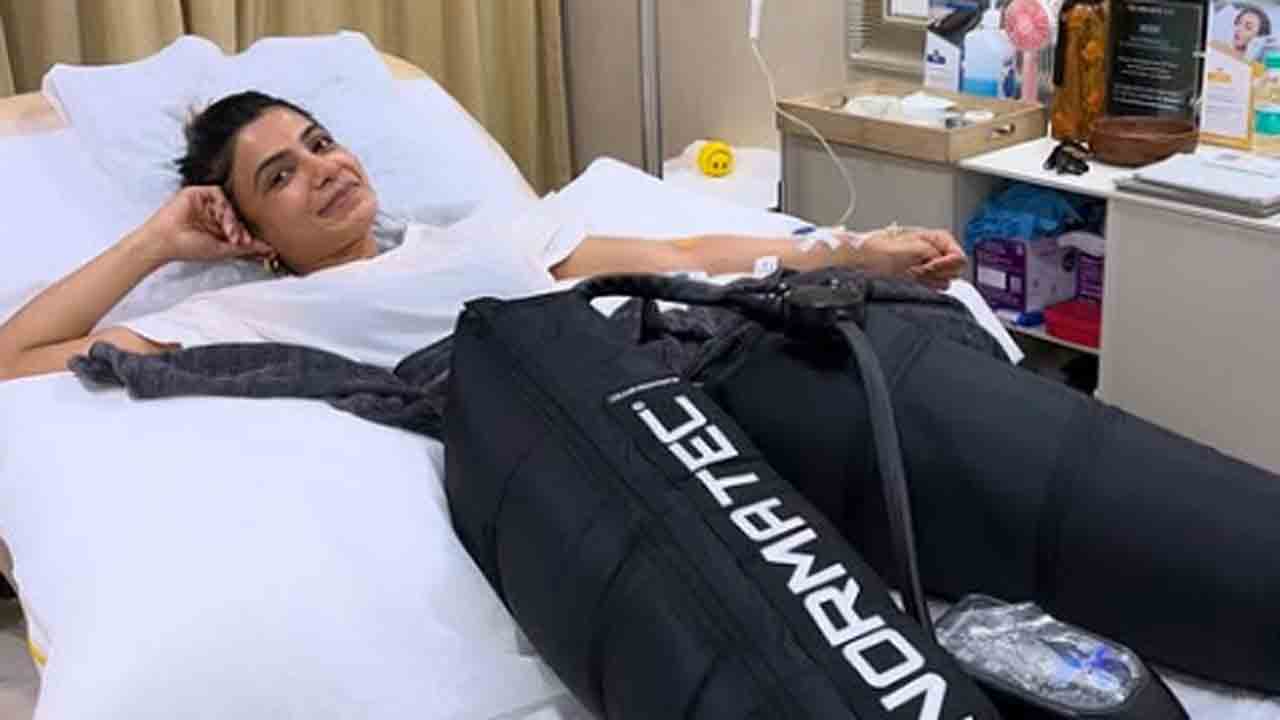 Samantha | హాస్పిటల్‌ బెడ్‌పై సెలైన్‌ బాటిల్‌తో ఉన్న ఫొటో షేర్‌ చేసిన సమంత.. ఆందోళనలో ఫ్యాన్స్‌
