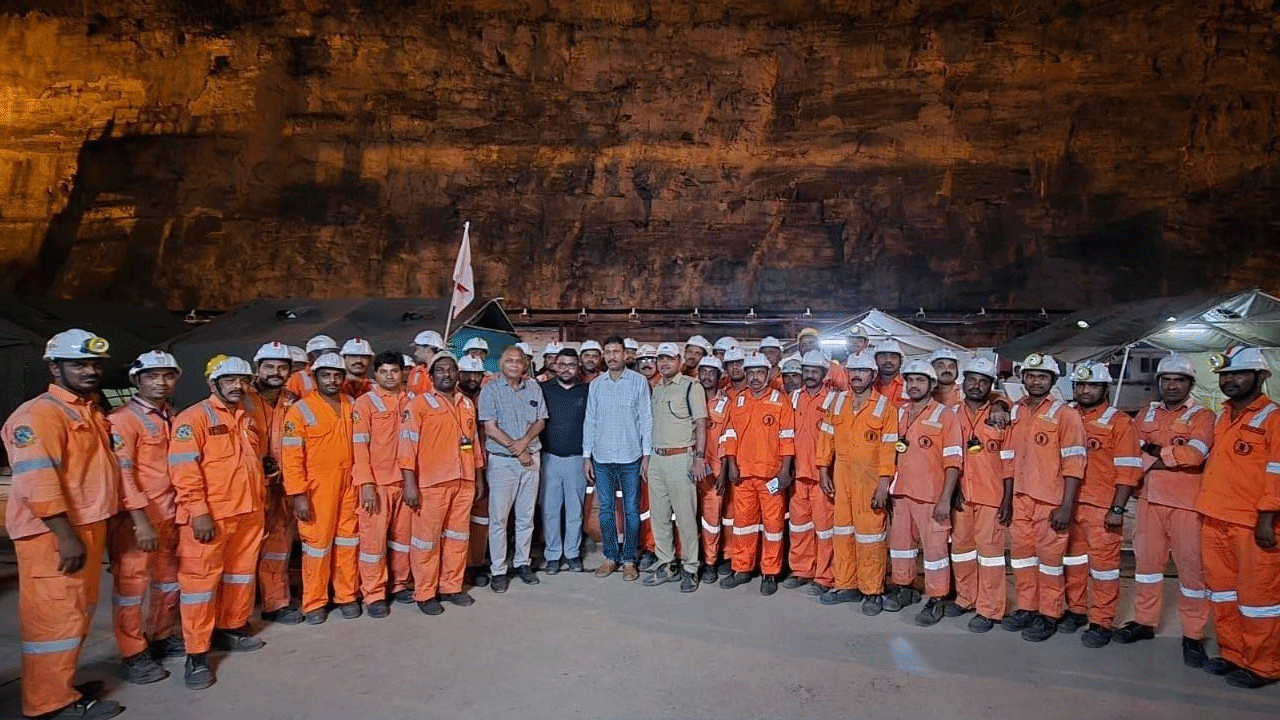 ‘ఎస్‌ఎల్‌బీసీ’ సహాయక చర్యల్లో ‘సింగరేణి’