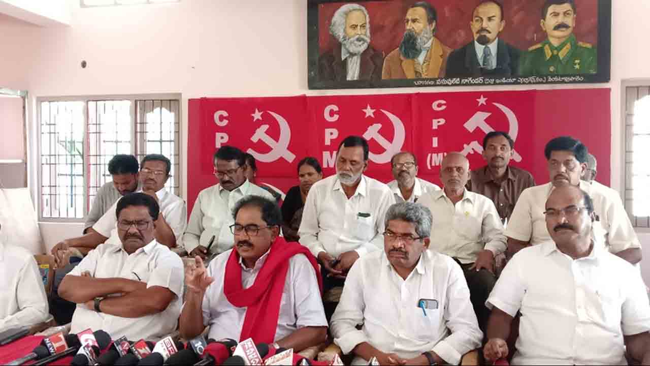 Tammineni Veerabhadram | ప్రభుత్వ వైఫల్యం వల్లే ఎస్ఎల్‌బీసీ ప్రమాదం : తమ్మినేని వీరభద్రం