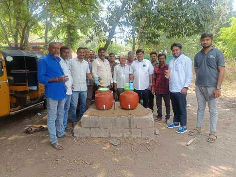 MANDAMARRI | ఆటో డ్రైవర్స్, ఓనర్స్ అసోసియేషన్ ఆధ్వర్యంలో చలివేంద్రం ఏర్పాటు