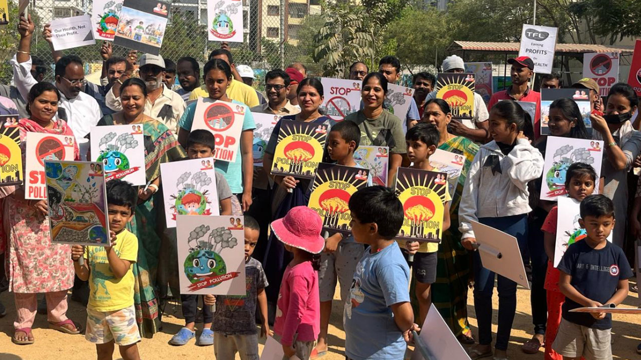 Bachupally | ఇండస్ట్రియల్ కాలుష్యాన్ని నివారించాలని బాచుపల్లిలో భారీ ర్యాలీ..