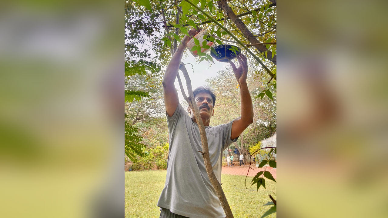 World Water Day | నిజాంపేటలో ప్రపంచ జల దినోత్సవం.. పిచ్చుకలకు నీటి కుండీల ఏర్పాటు