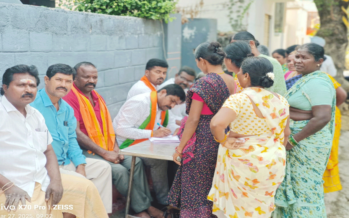 Six Guarantees : ప్ర‌జ‌ల నుంచి బీజేపీ విన‌తుల స్వీక‌ర‌ణ