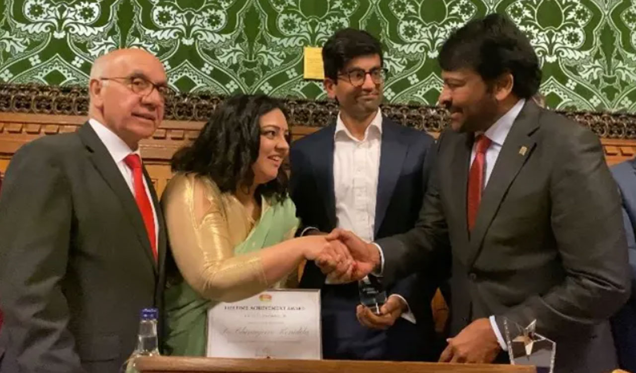 Chiranjeevi | యూకే పార్ల‌మెంట్‌లో చిరంజీవికి సత్కారం.. వైర‌ల్ అవుతున్న ఫొటోలు, వీడియోలు