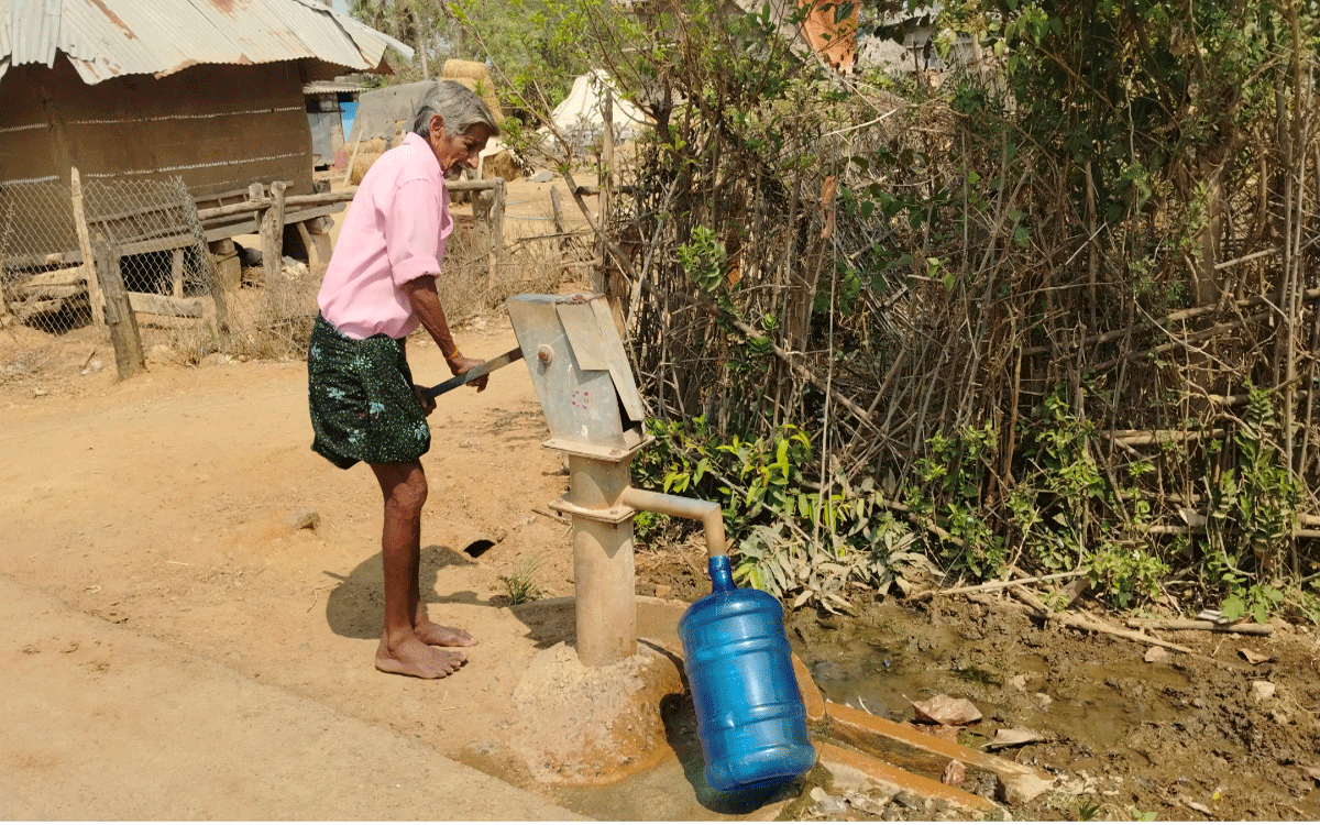 Drinking water problems : దామరచర్లలో తాగునీటి కష్టాలు