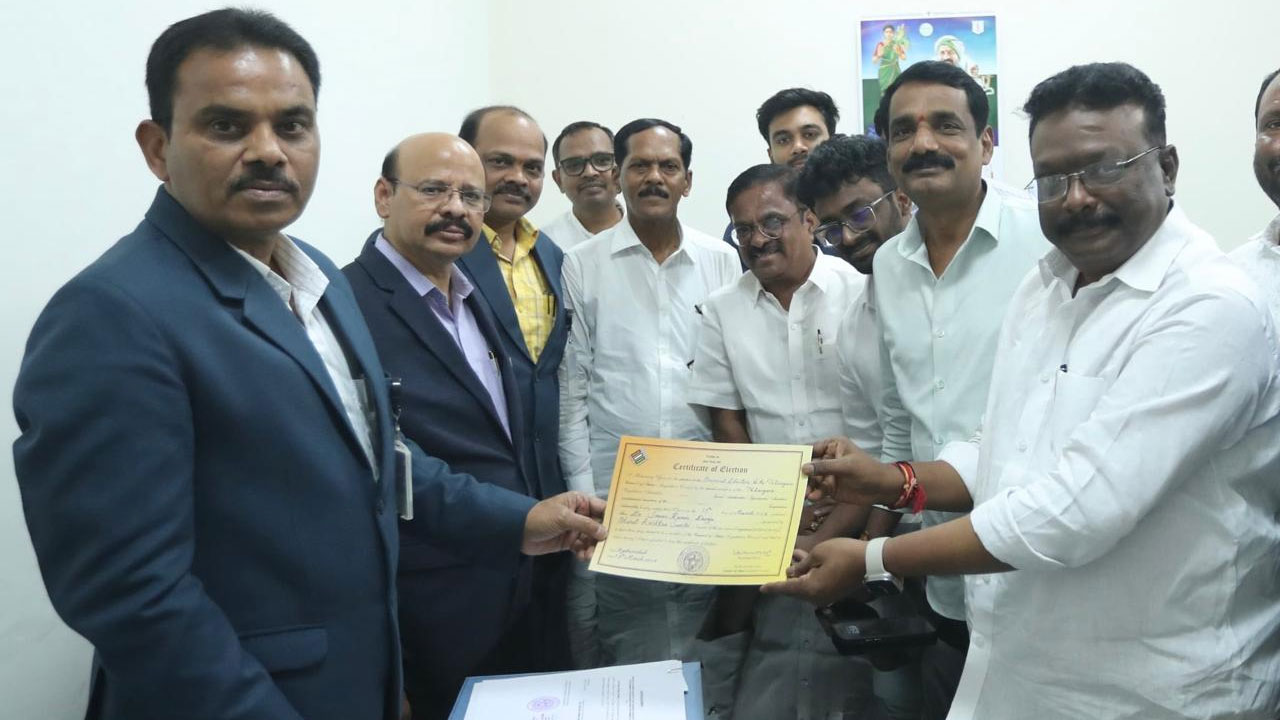 Dasoju Sravan | బీఆర్ఎస్ ఎమ్మెల్సీగా దాసోజు శ్ర‌వ‌ణ్ ఏక‌గ్రీవం