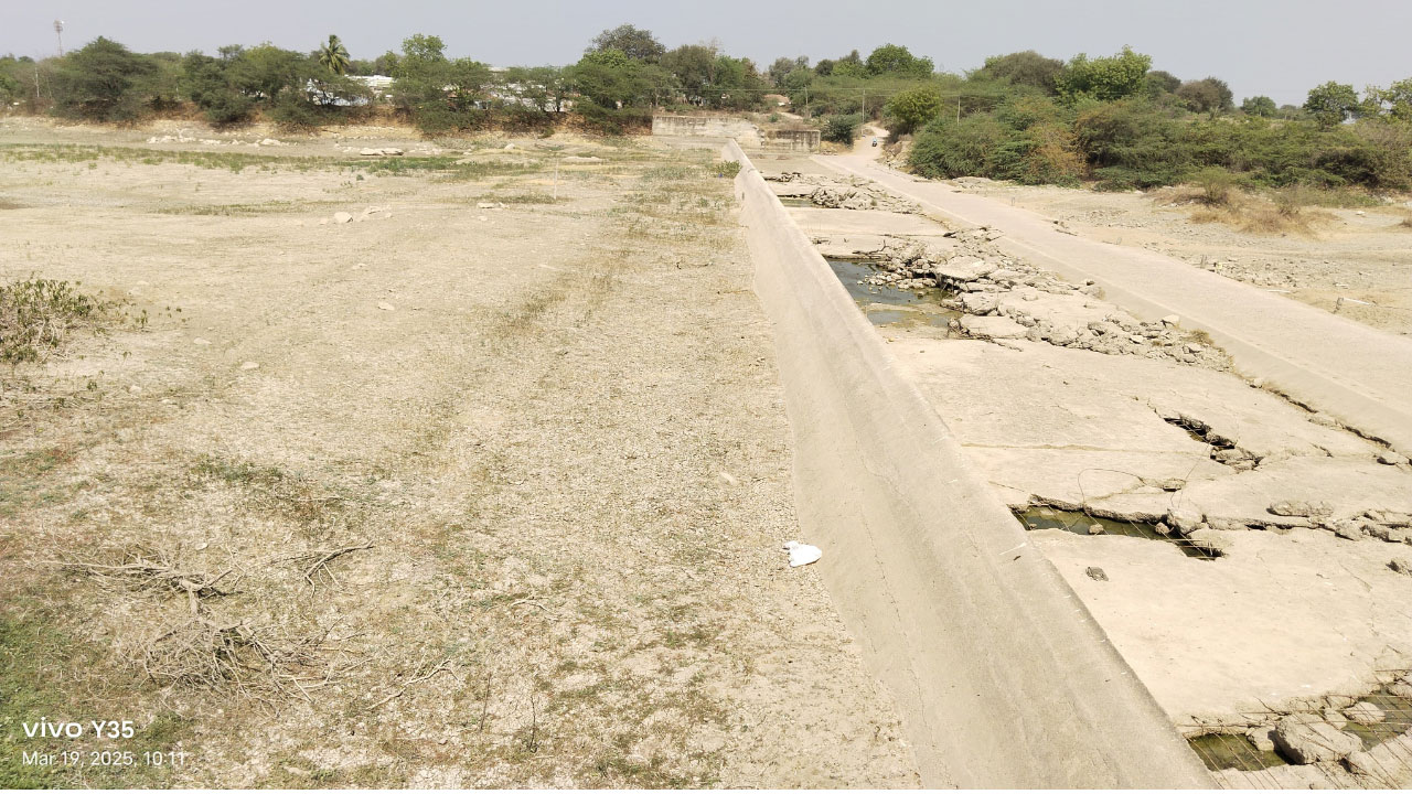 Dhoolmitta | ఎండిన ‘ధూళిమిట్ట’ పెద్దవాగు.. బోసిపోతున్న రంగనాయకసాగర్‌ కాలువ